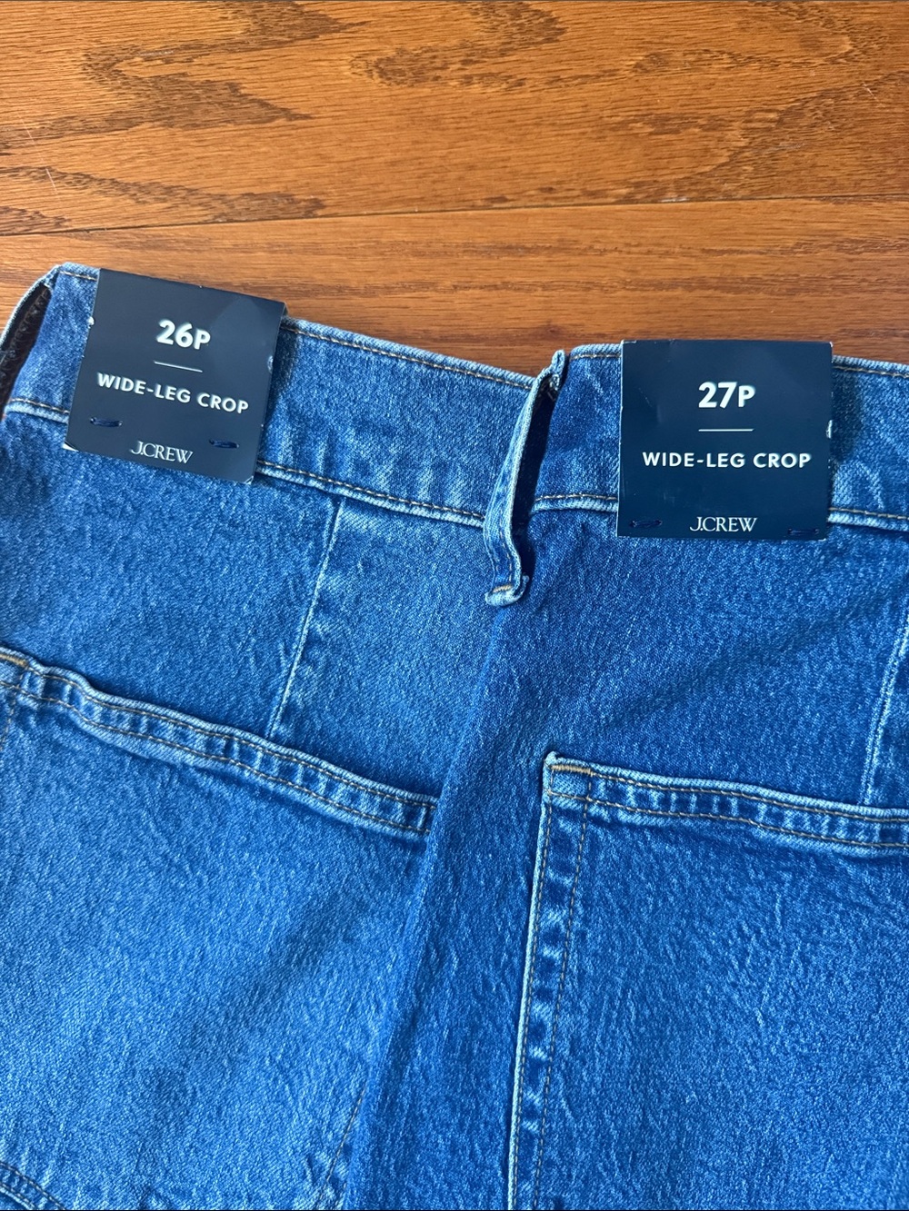 NWT J. Crew Wide-leg cropped patch-pocket jean in all-day stretch - Picture 5 of 12